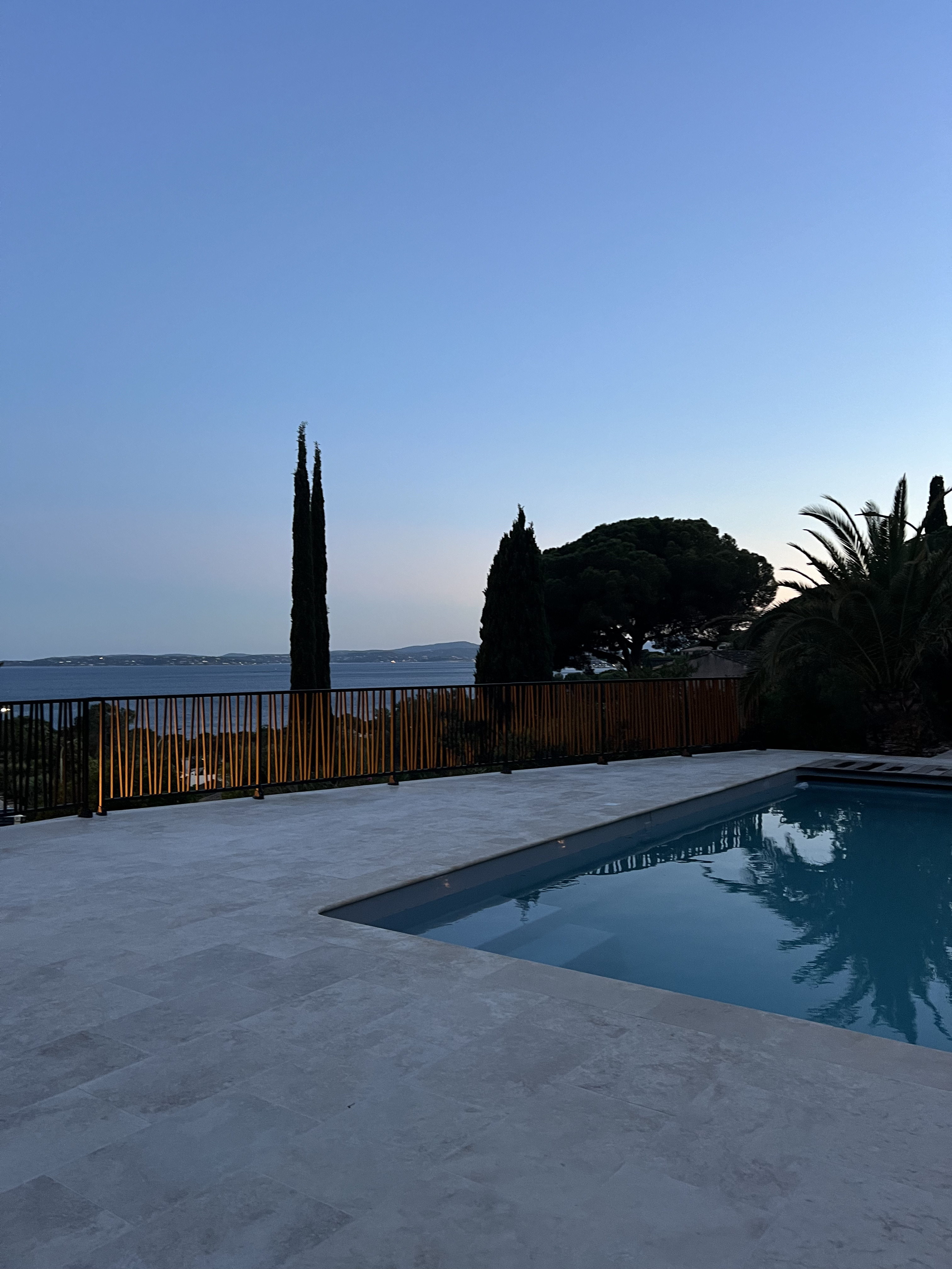 Terrasse Piscine - Sainte-Maxime - Garde-corps verre